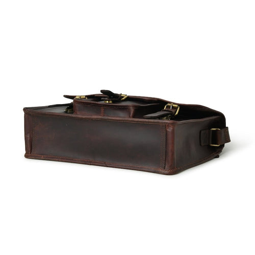 Personalized Leather Laptop Bag – Buffalo Messenger image 1