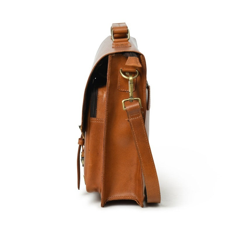 Christmas Gifts for Men-Handmade Leather Laptop Bag & Briefcase image 1