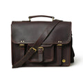Personalized Leather Laptop Bag – Buffalo Messenger image 0