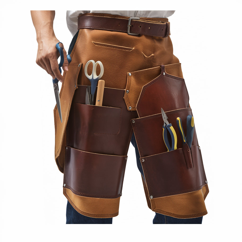 Reliable Care Pull Up Leather Farrier Apron image 0